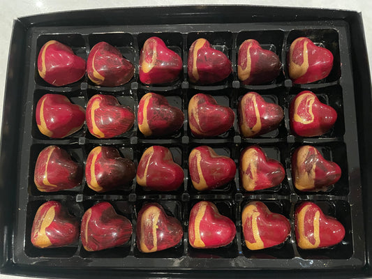 ***Limited Edition Milk Chocolate Salted Caramel Hearts - 24